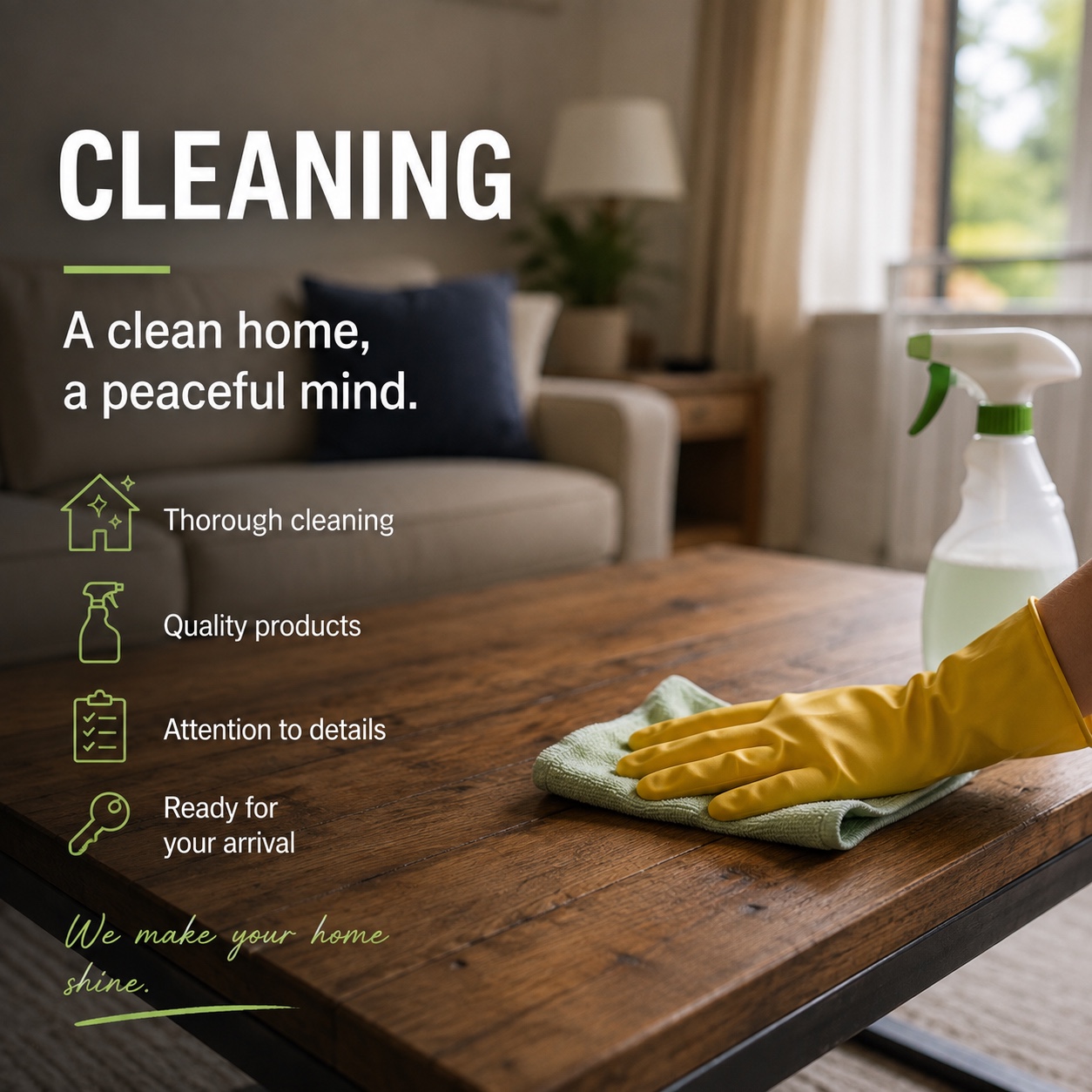 Professional home cleaning