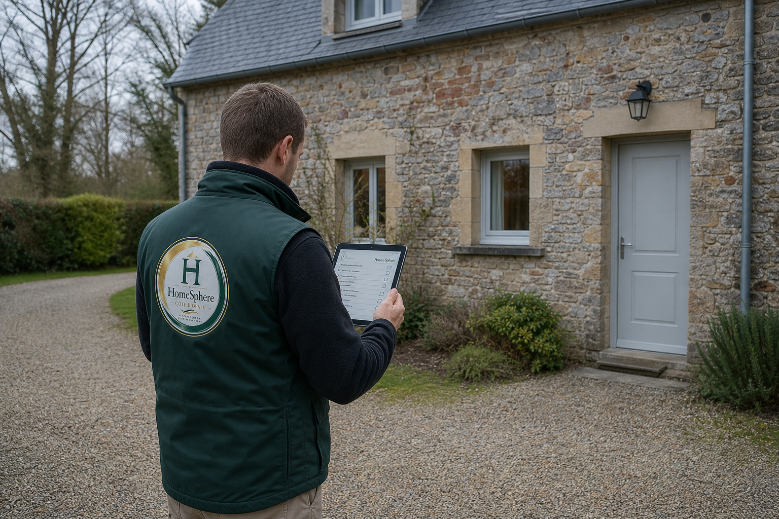 HomeSphere property manager carrying out a property inspection in Côte d’Opale
